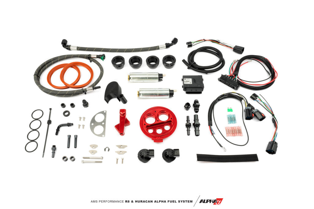 AMS PERFORMANCE R8/HURACAN ALPHA FUEL SYSTEM – TWIN PUMP KIT