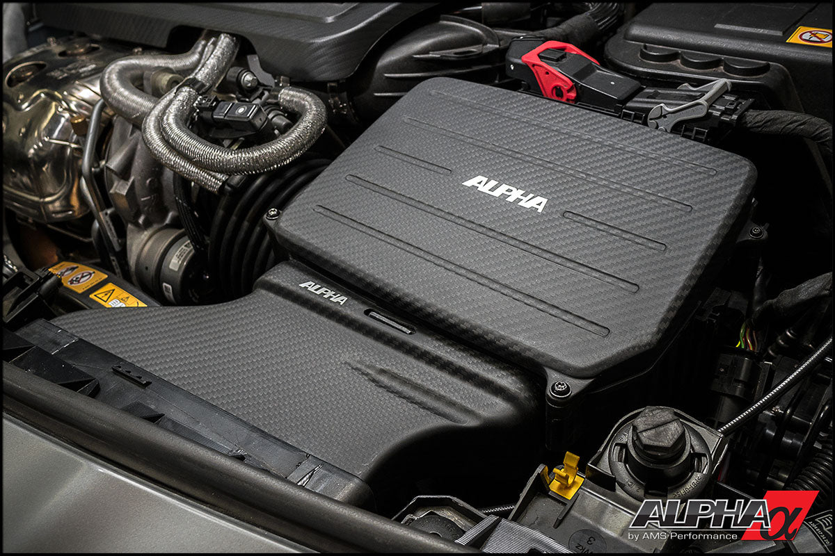 AMS PERFORMANCE MERCEDES-BENZ 2.0L M133 AMG CARBON FIBER COLD AIR INLET DUCT & AIR BOX LID