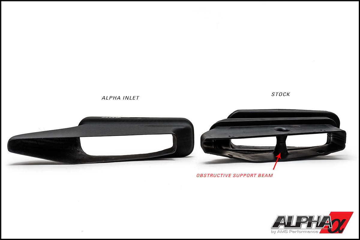 AMS PERFORMANCE MERCEDES-BENZ 2.0L M133 AMG CARBON FIBER COLD AIR INLET DUCT & AIR BOX LID