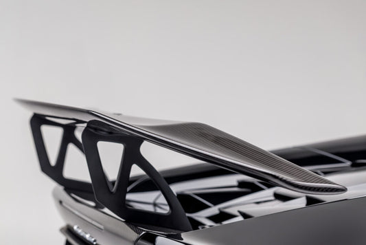 VORSTEINER MONDIALE EDIZIONE CARBON FIBER AERO WING BLADE W/ ALUMINUM UPRIGHTS – LAMBORGHINI HURACAN