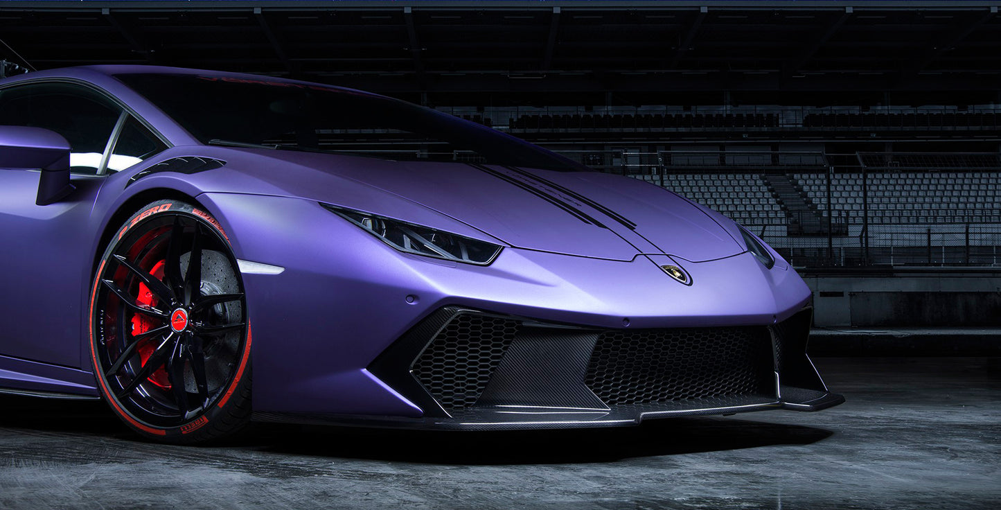 VORSTEINER NOVARA EDIZIONE CARBON FIBER FRONT BUMPER INCL. FRONT SPOILER LAMBORGHINI HURACAN