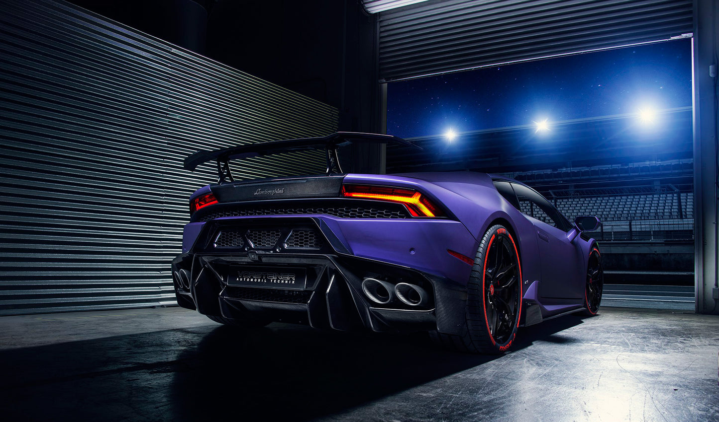 VORSTEINER NOVARA EDIZIONE CARBON FIBER REAR BUMPER INCL. REAR DIFFUSER LAMBORGHINI HURACAN