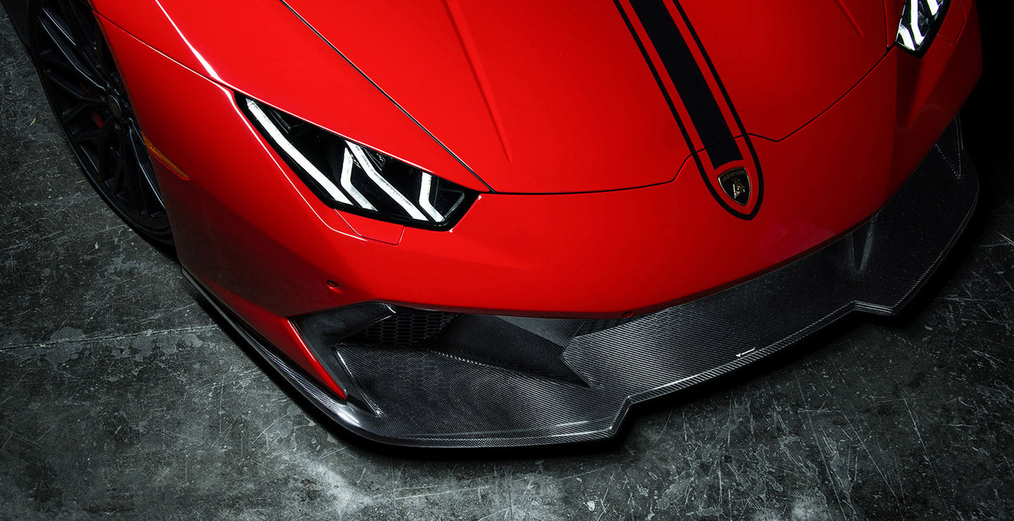 VORSTEINER NOVARA EDIZIONE CARBON FIBER FRONT BUMPER INCL. FRONT SPOILER LAMBORGHINI HURACAN